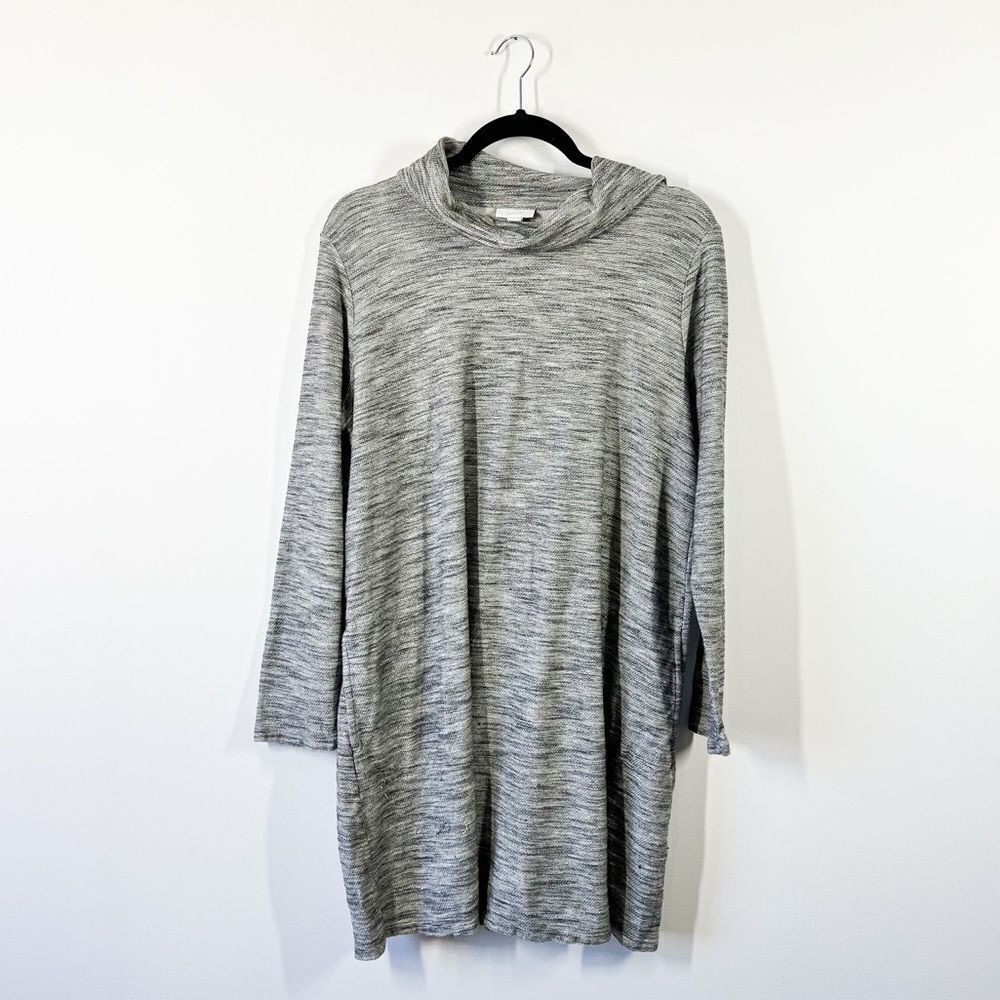 J. Jill gray Marled tunic sweater